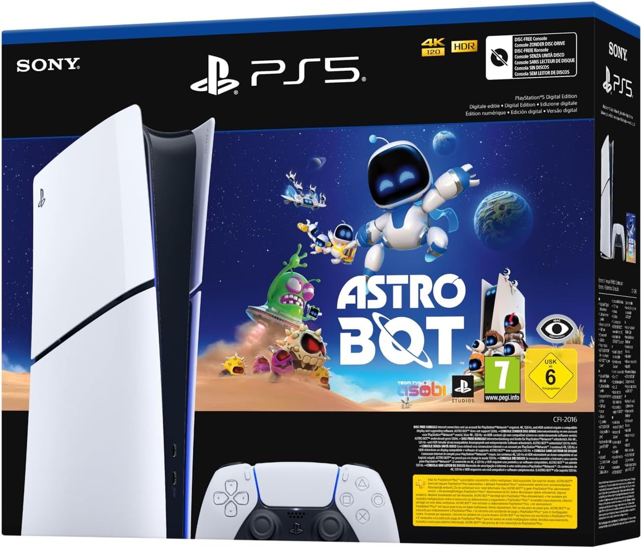 Playstation Bundle PS5 edizione Digital SLIM + ASTRO BOT