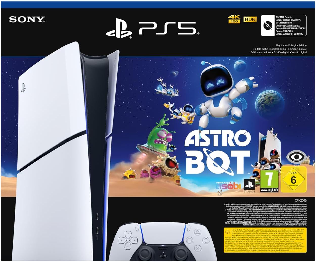 Playstation Bundle PS5 edizione Digital SLIM + ASTRO BOT