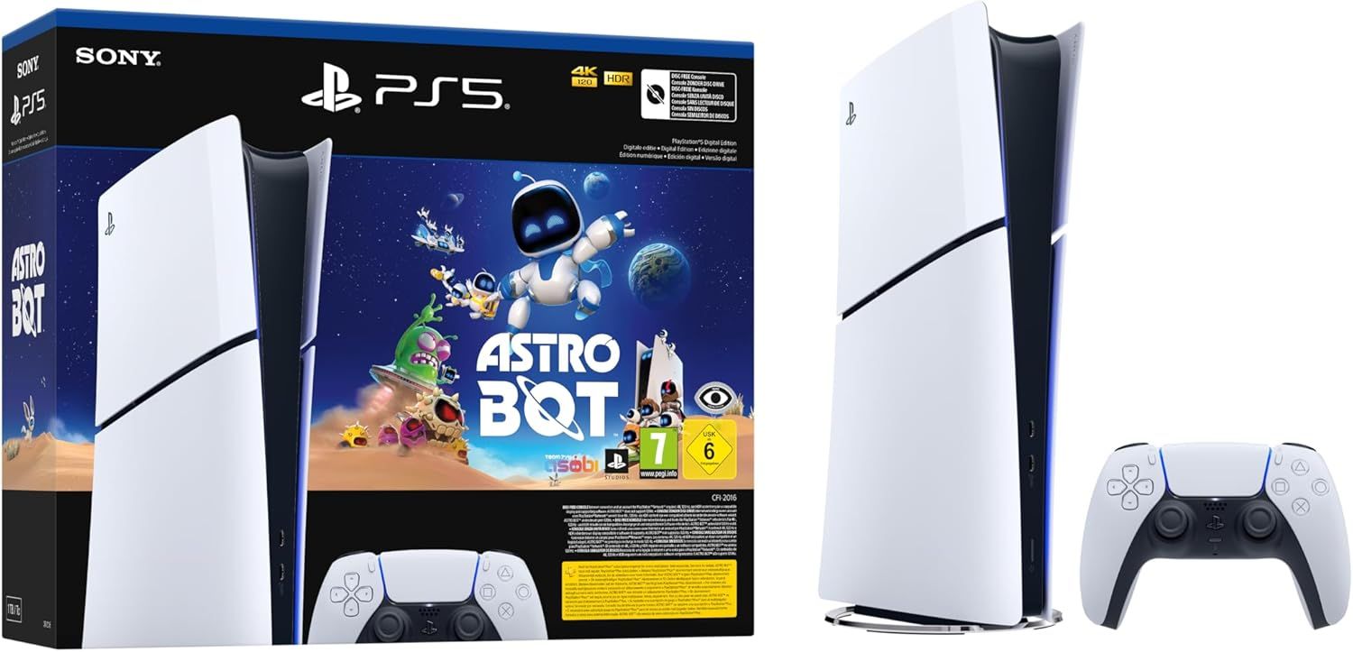 Playstation Bundle PS5 edizione Digital SLIM + ASTRO BOT